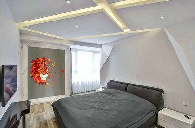 黑白搭配，現代簡約之家——歐模網設計圈室內裝飾設計服務